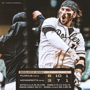 Image post by @purduebaseball on Instagram
