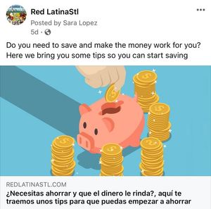 Image post by @redlatina on Facebook