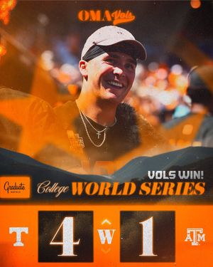 Image post by @Vol_Baseball on Twitter