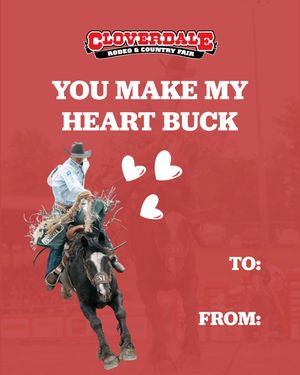 Image post by @cloverdalerodeo on Instagram