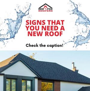 Image post by @redfoxroofers on Facebook