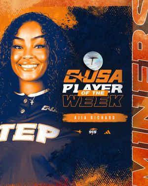 Image post by @UTEPSoftball on Twitter