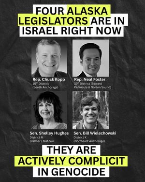 Image post by @fairbanks4palestine on Instagram
