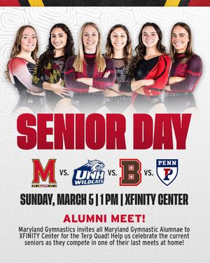 Image post by @TerpsGymnastics on Twitter