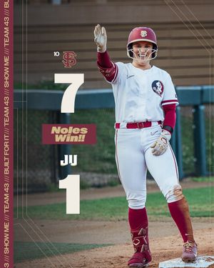 Image post by @fsusoftball on Instagram