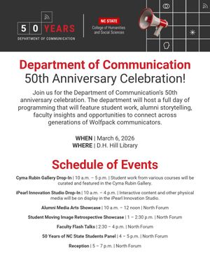 Image post by @ncstatecommdept on Instagram