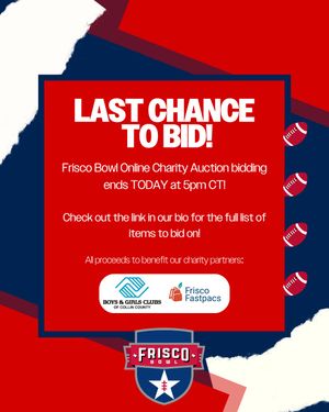 Image post by @friscobowlgame on Instagram