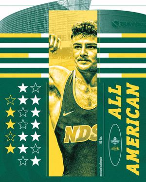 Image post by @NDSUwrestling on Twitter