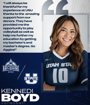 Image post by @USUAthletics on Twitter