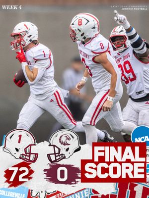 Image post by @saintjohnsfootball on Instagram
