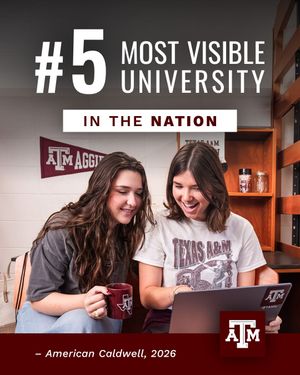 Image post by @school/texas-a&m-university on LinkedIn