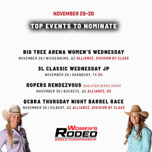 Image post by @womensrodeo on Instagram