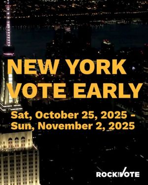Image post by @rockthevote on Instagram