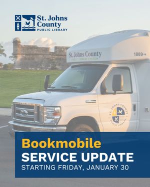 Image post by @stjohnscountylibrary on Instagram