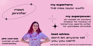 Image post by @PinkCoatSports on Twitter