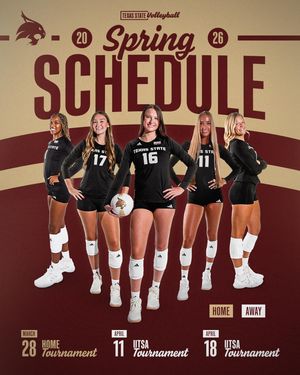 Image post by @txstatevolleyball on Instagram