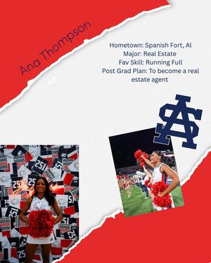 Image post by @southalabama.cheerleading on Facebook