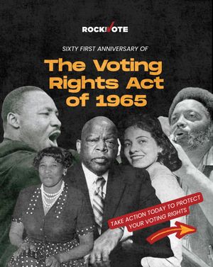 Image post by @rockthevote on Instagram