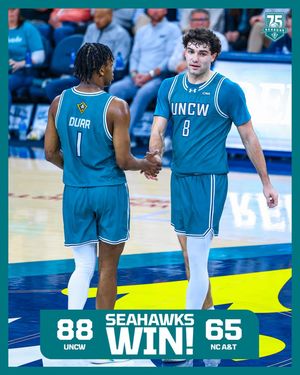 Image post by @uncwbasketball on Instagram