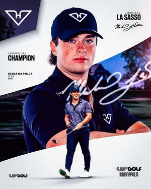 Image post by @livgolfleagueofficial on Facebook