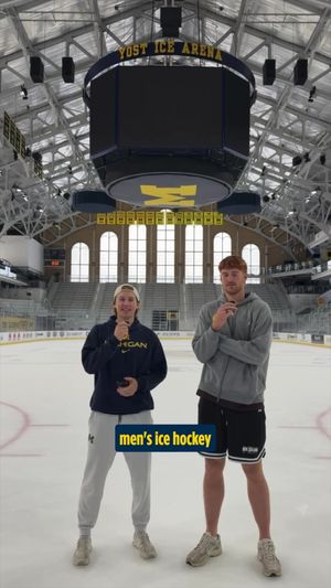 Video post by @umichhockey on TikTok