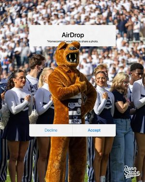 Image post by @pennstatehomecoming on Facebook
