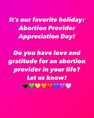 Image post by @shoutyourabortion on Instagram
