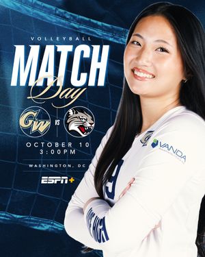 Image post by @gw_volleyball on Instagram