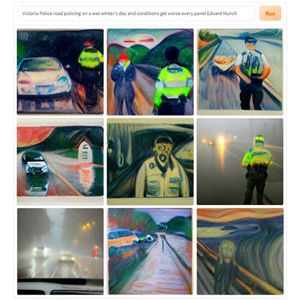 Image post by @victoriapolice on Instagram