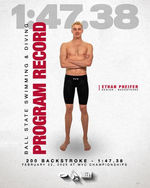 Image post by @ballstateswimanddive on Instagram