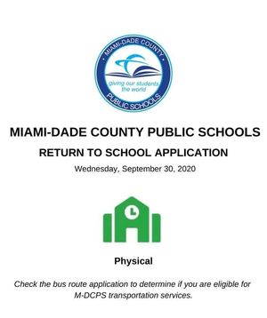 Image post by @miamischools on Facebook