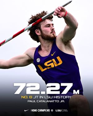 Image post by @lsutrackfield on Instagram