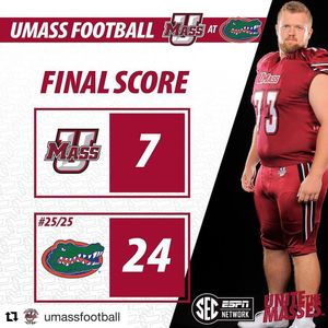 Image post by @umassathletics on Instagram