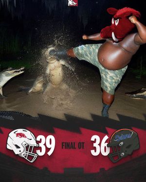 Image post by @RazorbackFB on Twitter