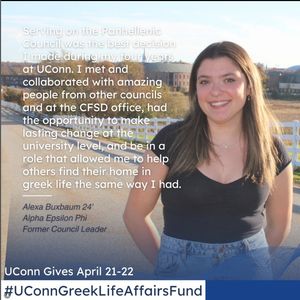 Image post by @uconncfsd on Instagram