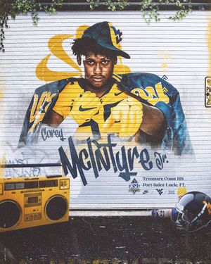 Image post by @wvufootball on Instagram