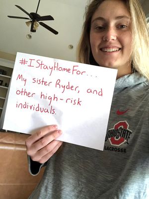 Image post by @OhioStateWLAX on Twitter