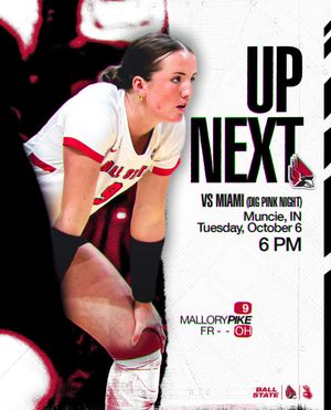 Image post by @ballstatewvb on Instagram