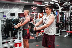 Image post by @HokiesMBB on Twitter/X