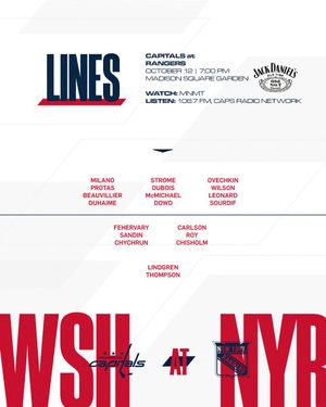 Image post by @Capitals on Twitter