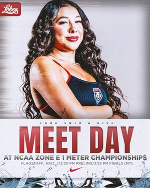 Image post by @UNMLoboSwimDive on Twitter