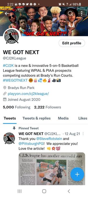 Image post by @CJ2KLeague on Twitter
