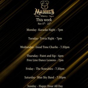 Image post by @maddieswineandwhiskey on Instagram