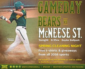 Image post by @baylorbaseball on Instagram