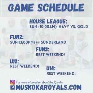 Image post by @muskokaroyals on Facebook