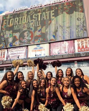 Image post by @fsugoldengirls on Instagram