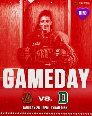 Image post by @CornellWHockey on Twitter