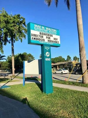Image post by @miamischools on Facebook