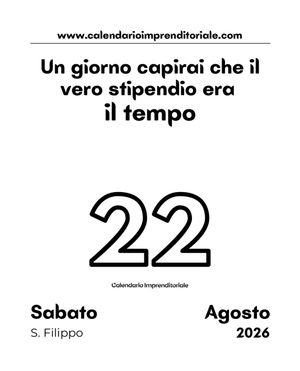 Image post by @calendarioimprenditoriale on Instagram