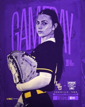 Image post by @LSUsoftball on Twitter